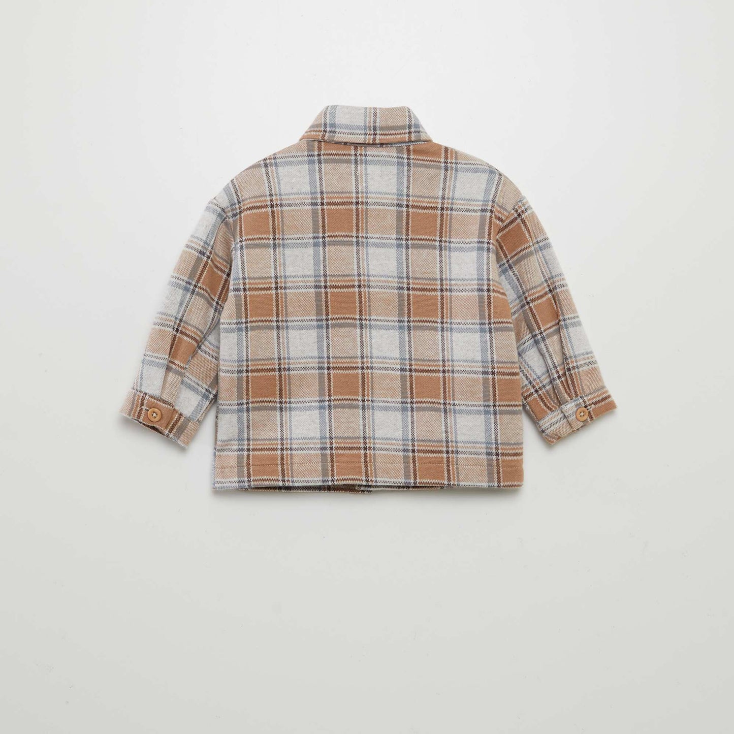 Checked shirt WHITE