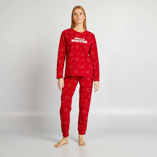 Christmas pyjama set - 2-piece set RED