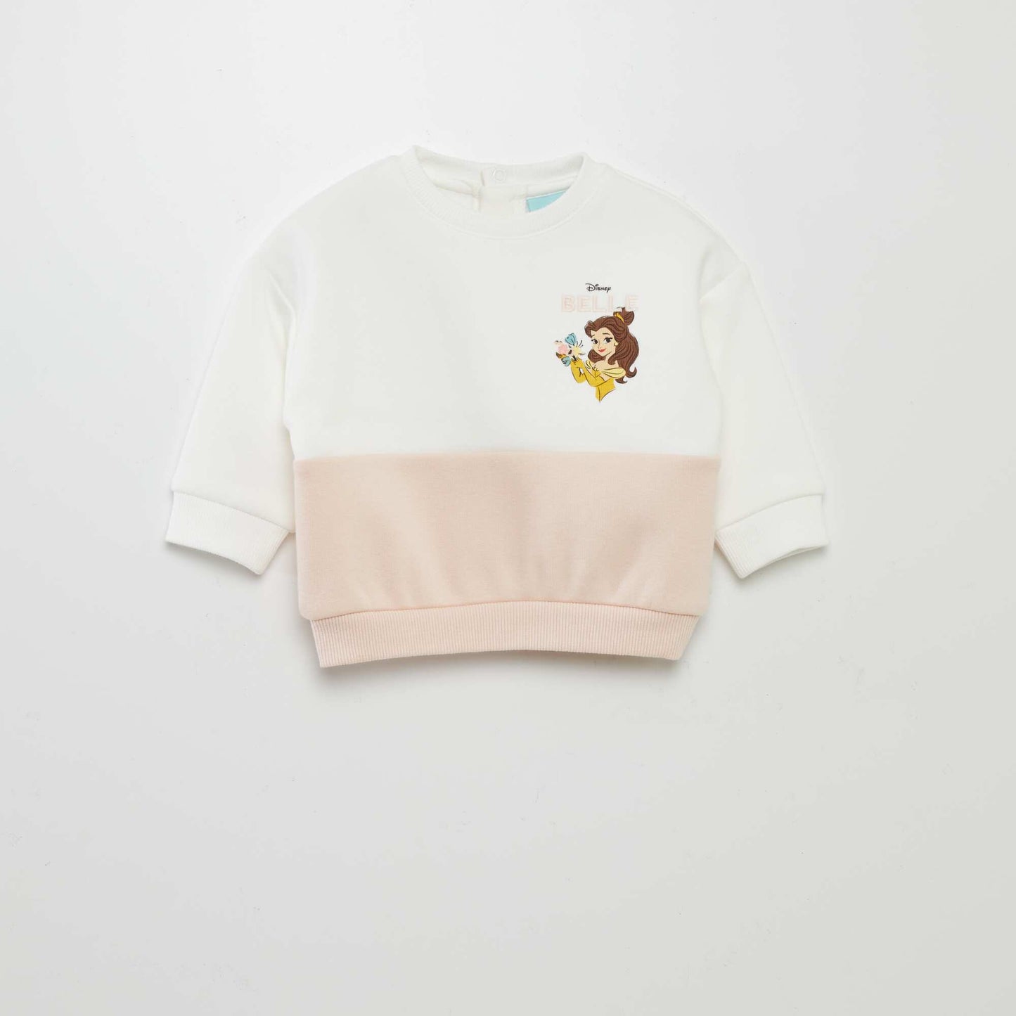 Belle two-tone sweatshirt WHITE