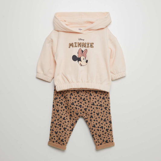 Minnie Mouse sweatshirt + trousers set - 2-piece set PINK