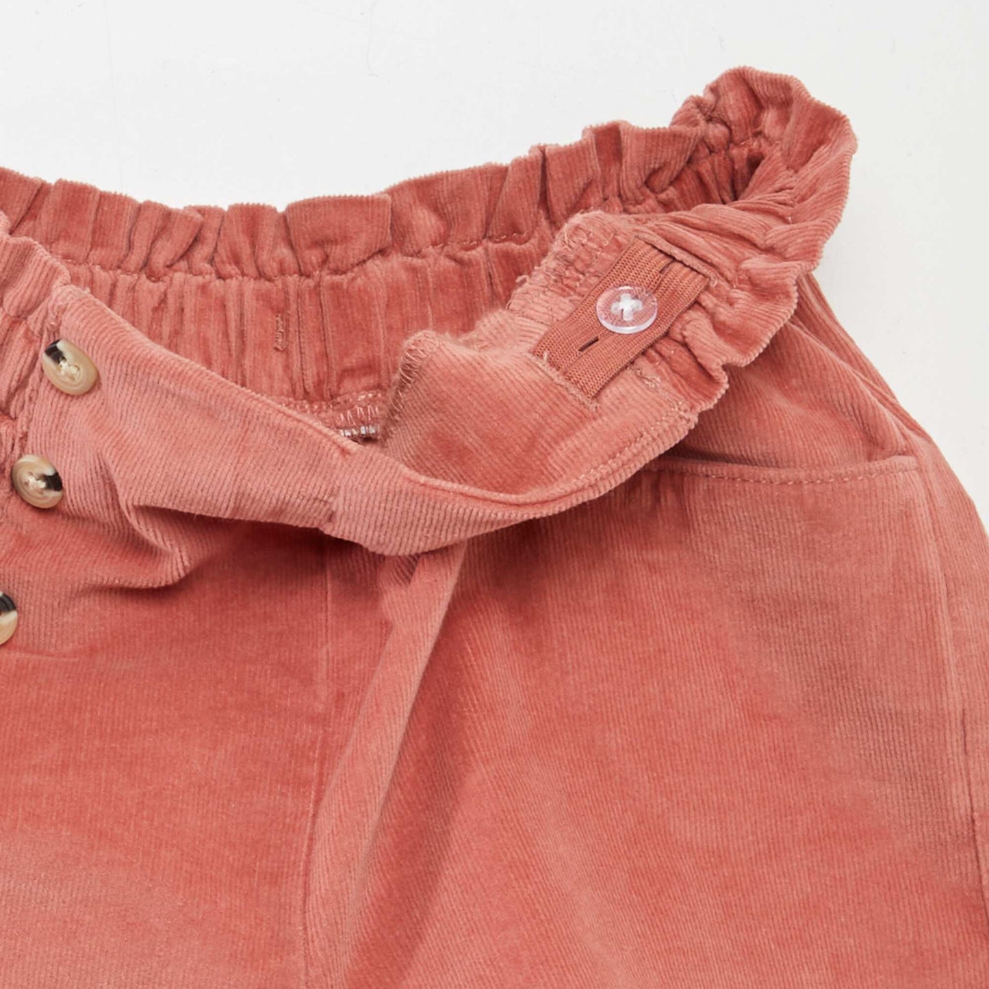 Corduroy shorts PINK