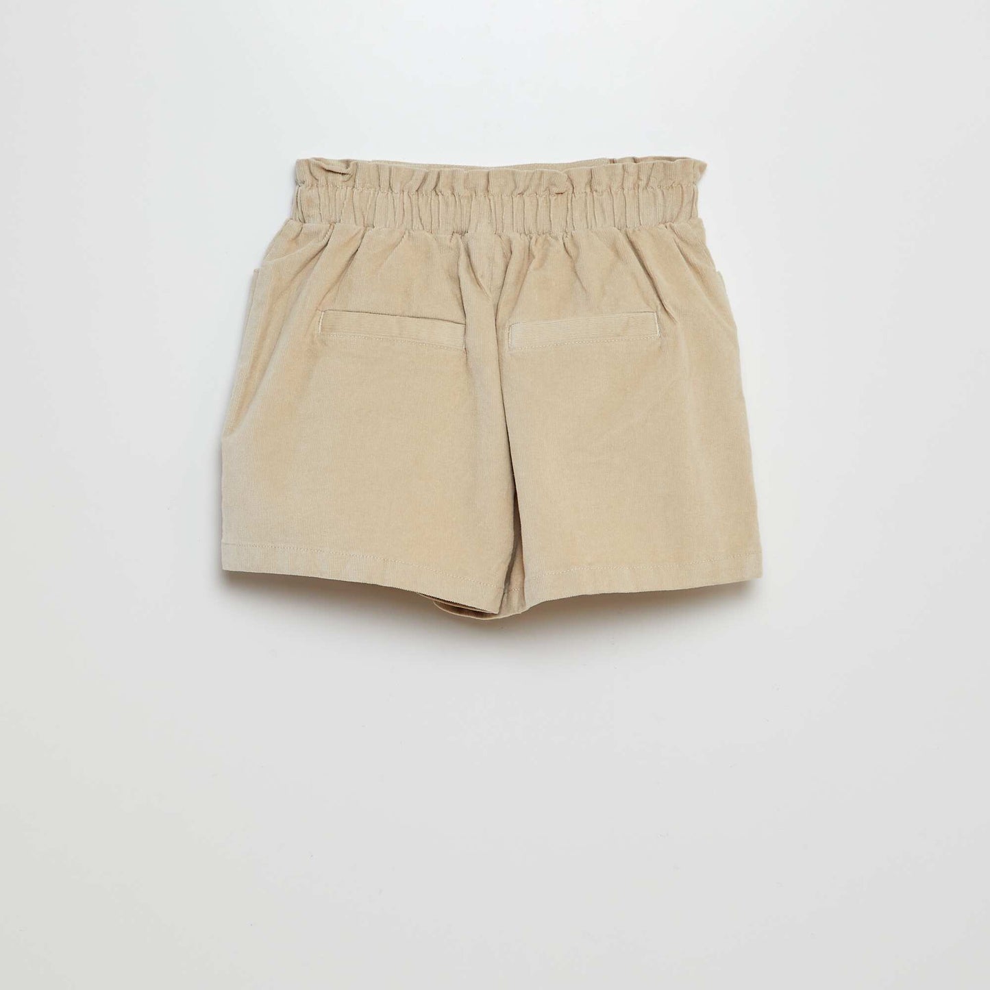 Corduroy shorts BEIGE