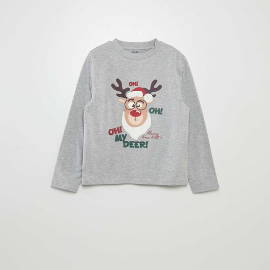 Christmas T-shirt GREY