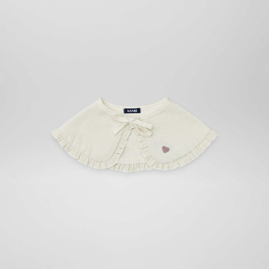 Corduroy collar BEIGE