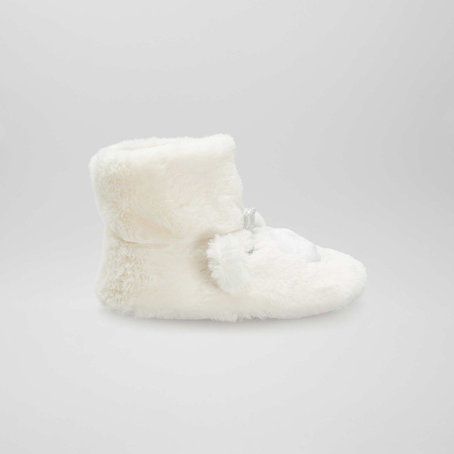 Christmas slippers - Bear WHITE