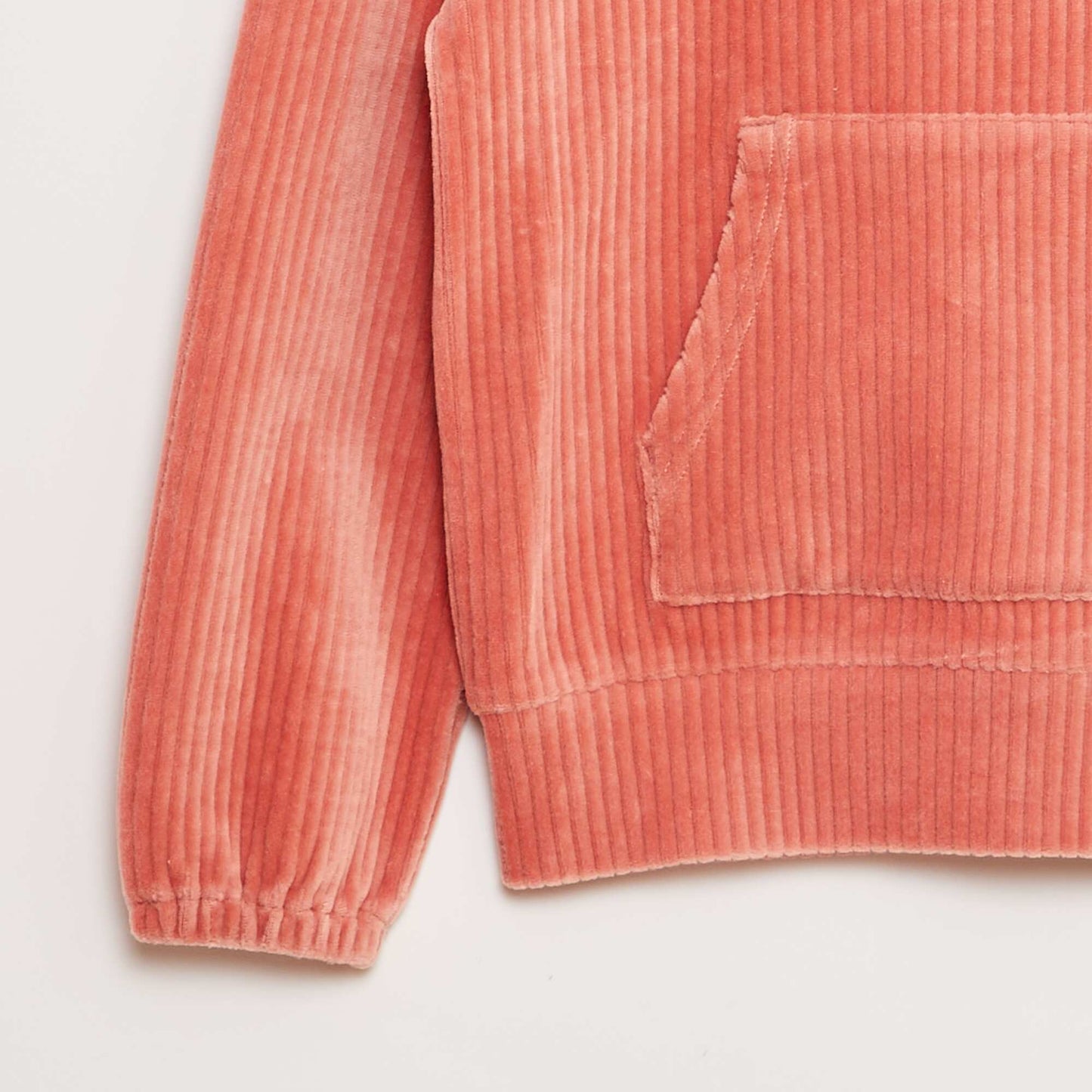 Corduroy hoodie PINK