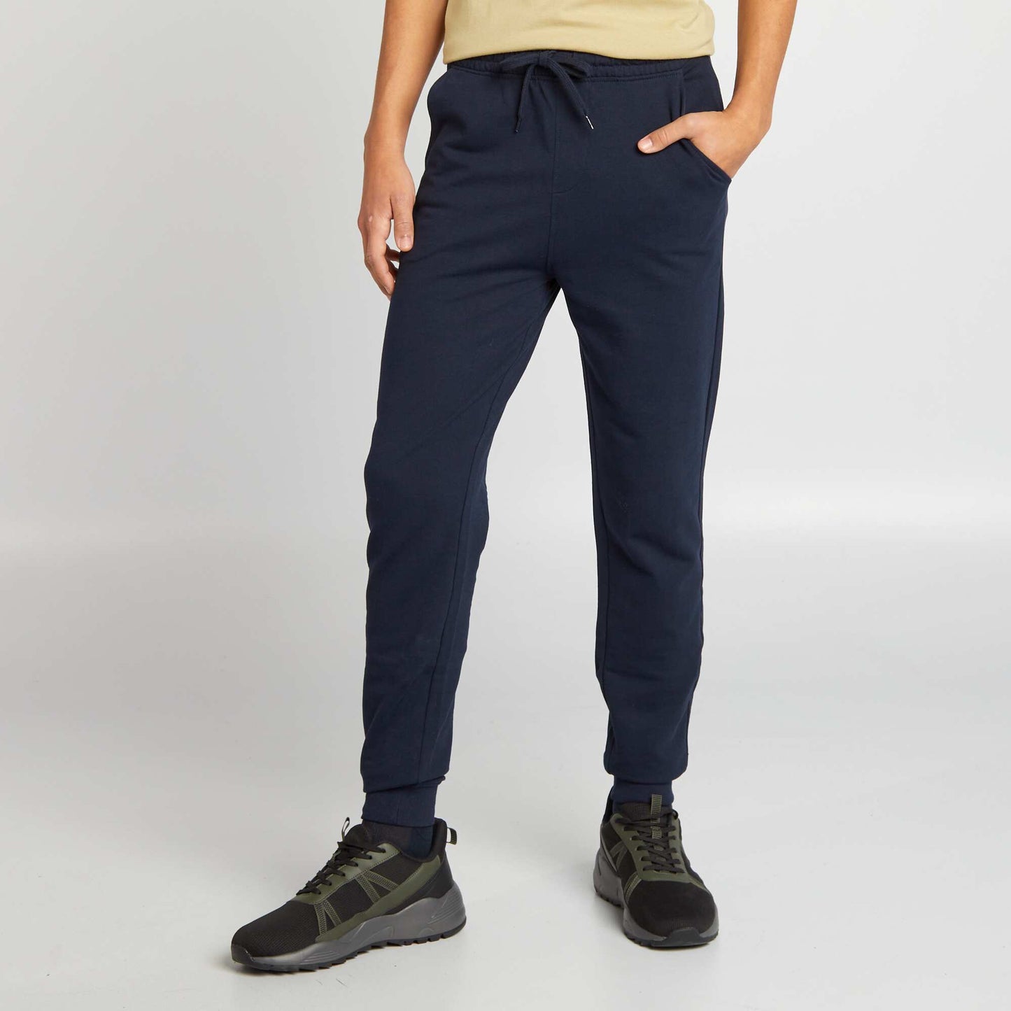 Plain joggers blue