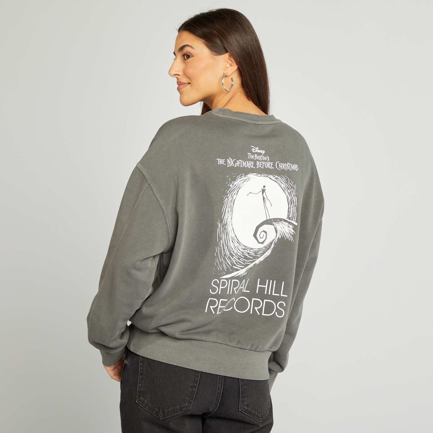 Disney Tim Burton sweatshirt GREY