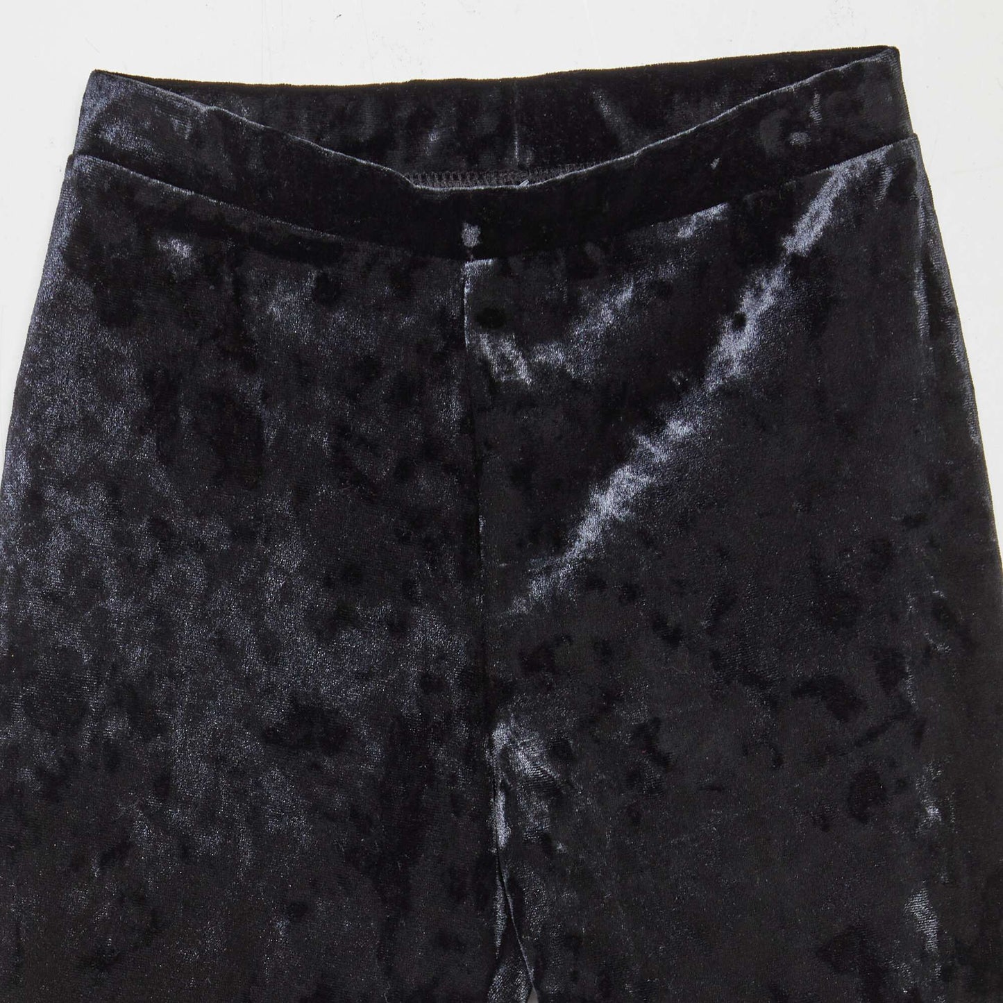 Velour leggings black