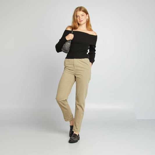 Twill trousers GREEN