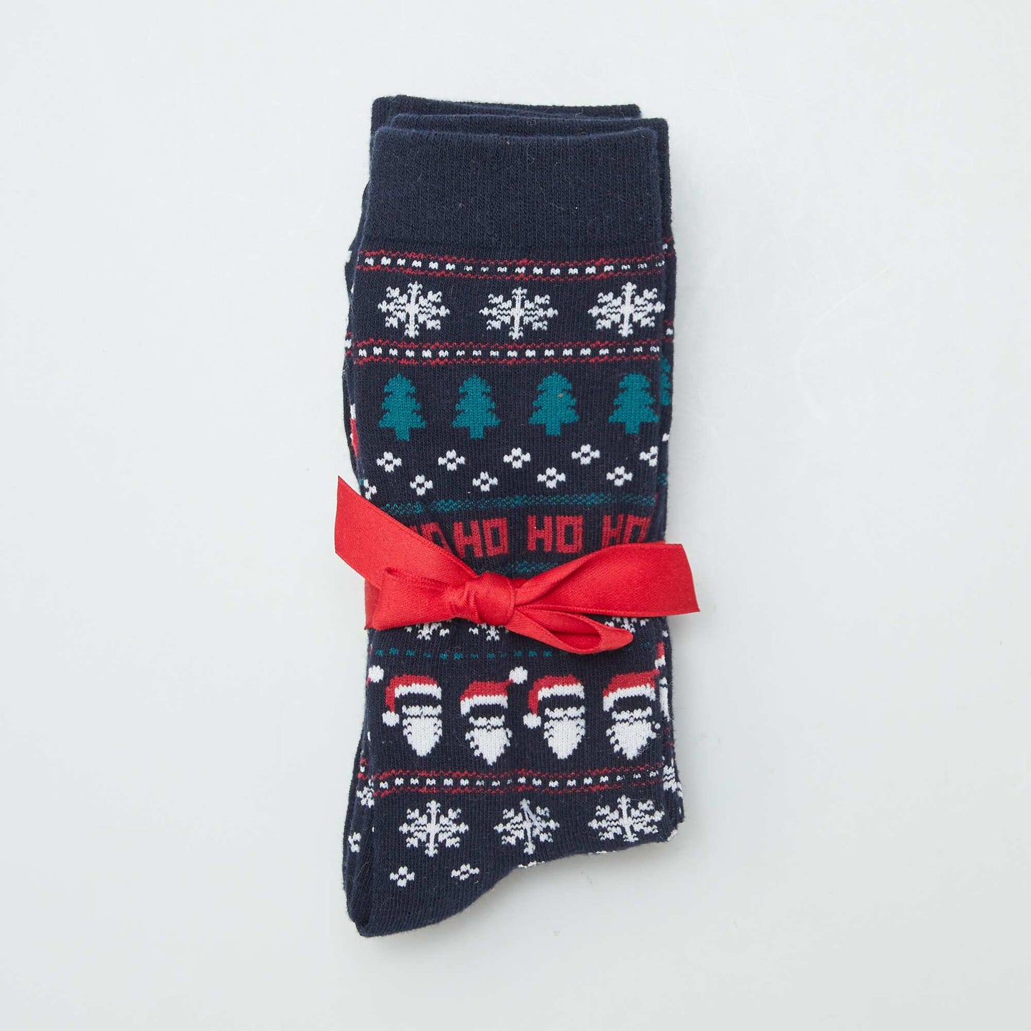 Pack of 3 pairs of Christmas socks BLUE