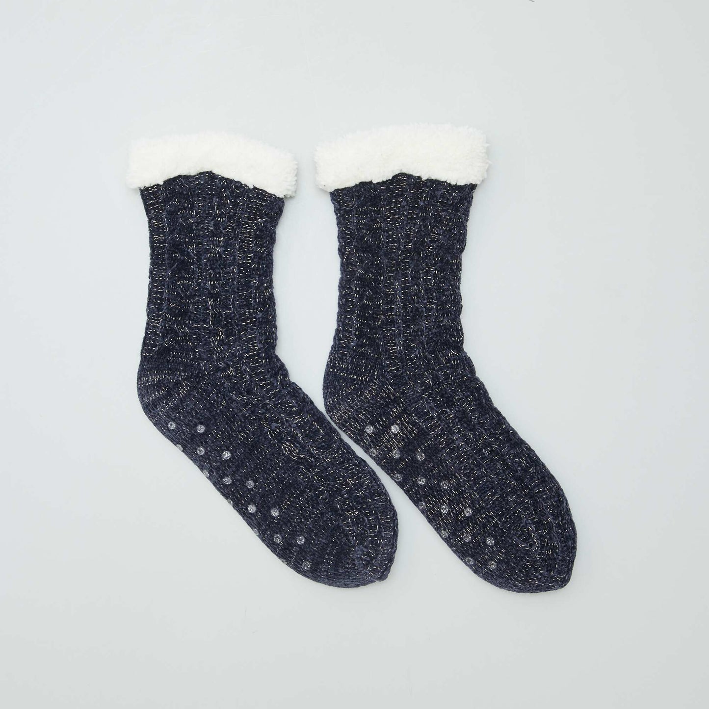 Christmas slip-resistant socks BLUE