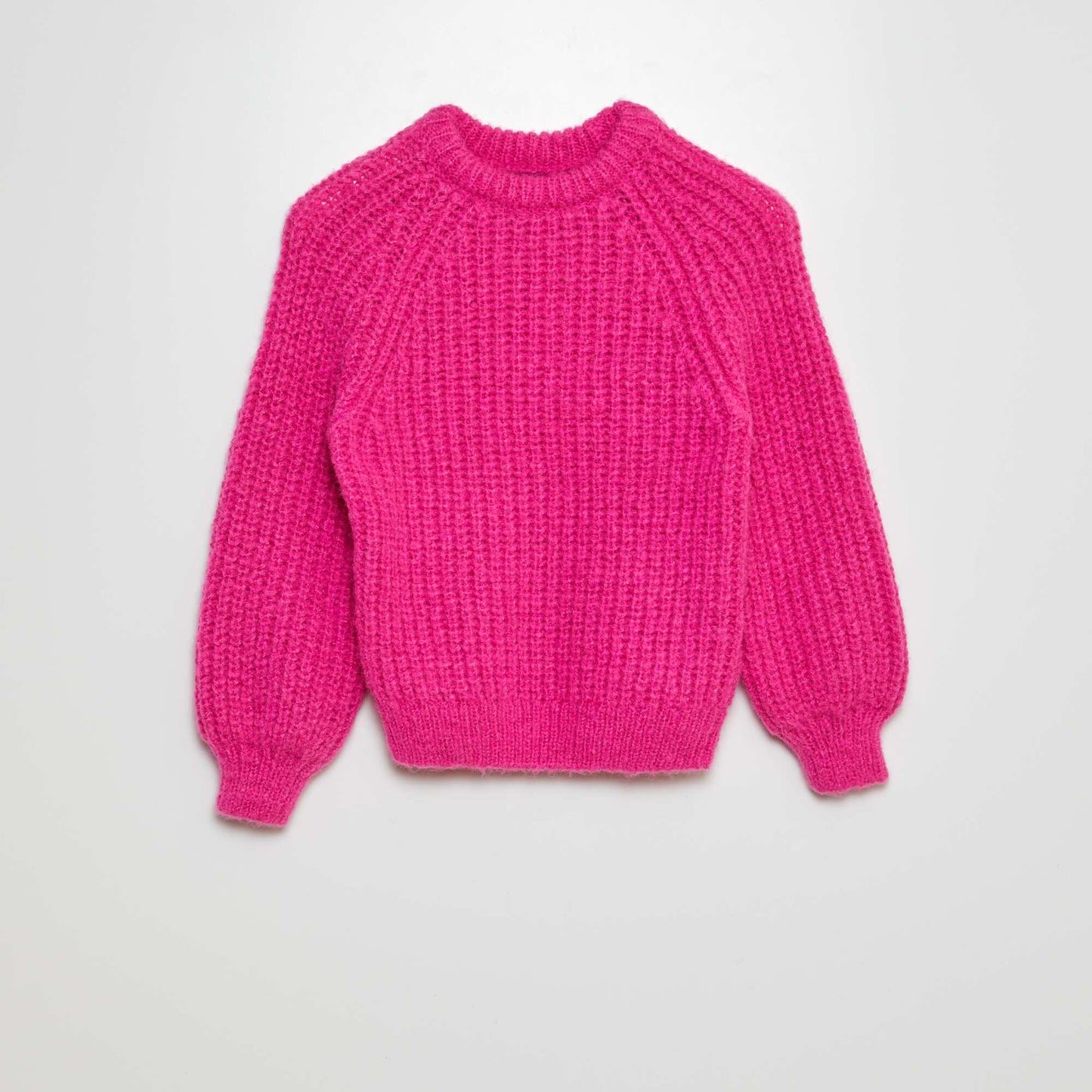 Mouliné knit sweater PINK