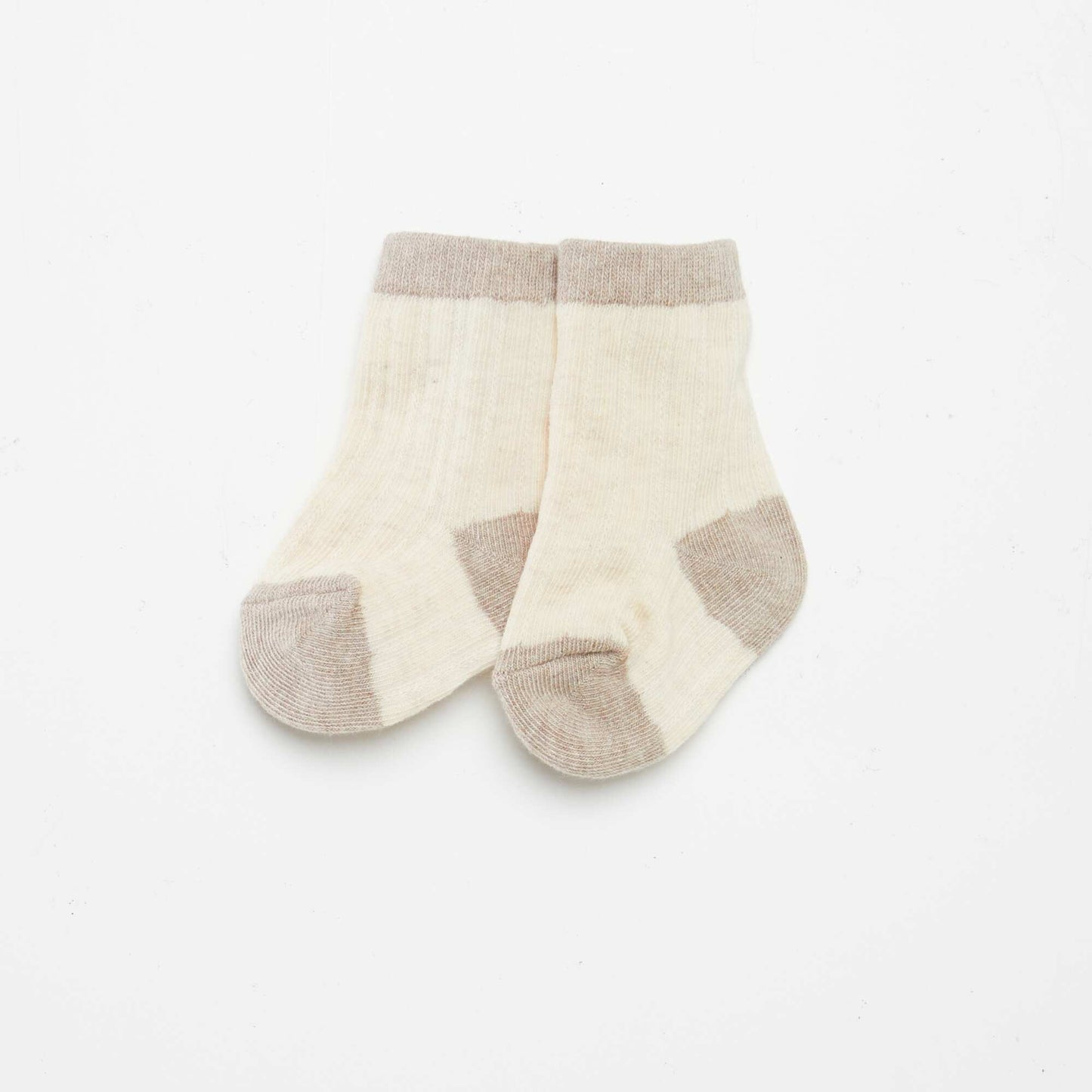 Knitted trousers + socks BEIGE