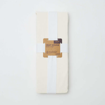 Plain 140 x 200 cm fitted sheet ECRU