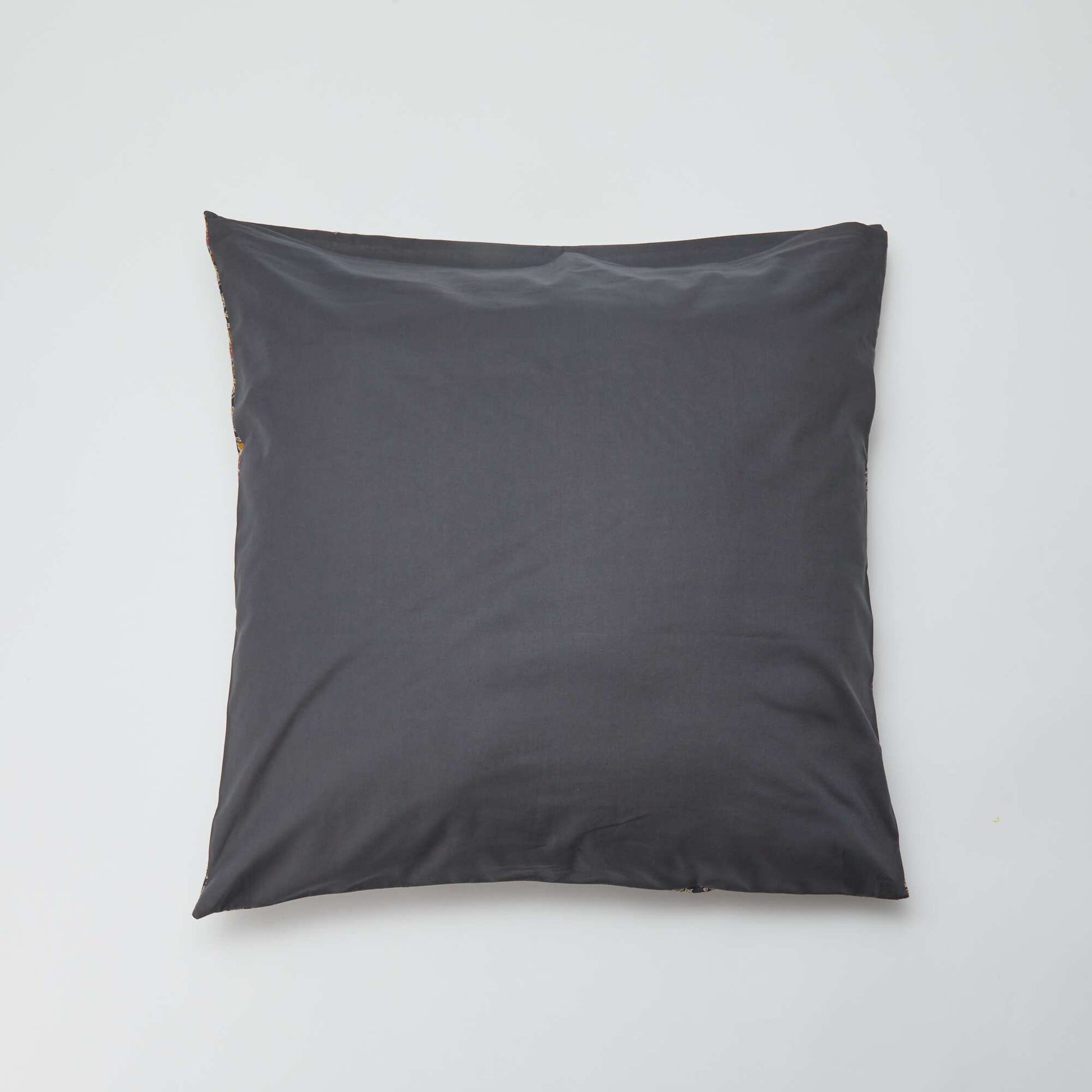 King Size Cotton Duvet Cover Set (240 x 220cm) - Kiabi Home GREY