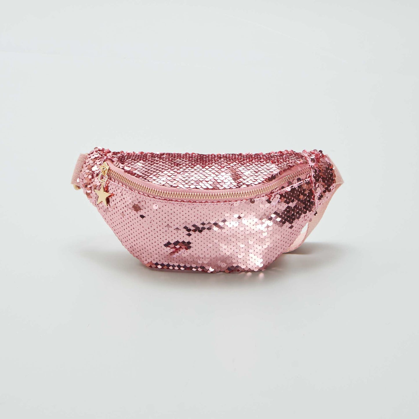 Sequined waist bag PINK