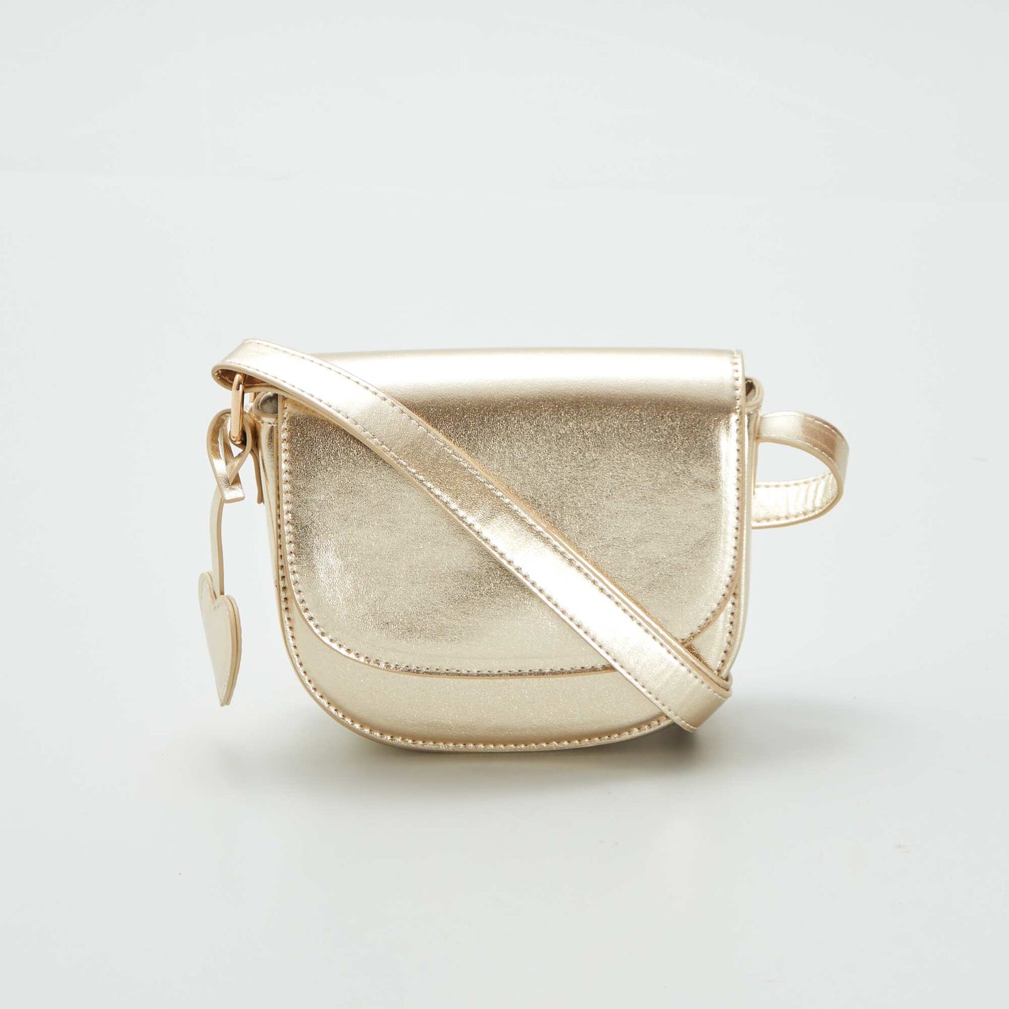 Gold half-moon bag BEIGE