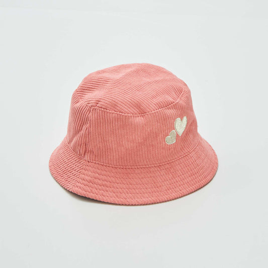 Corduroy hat PINK