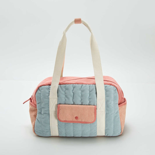 Corduroy travel bag PINK