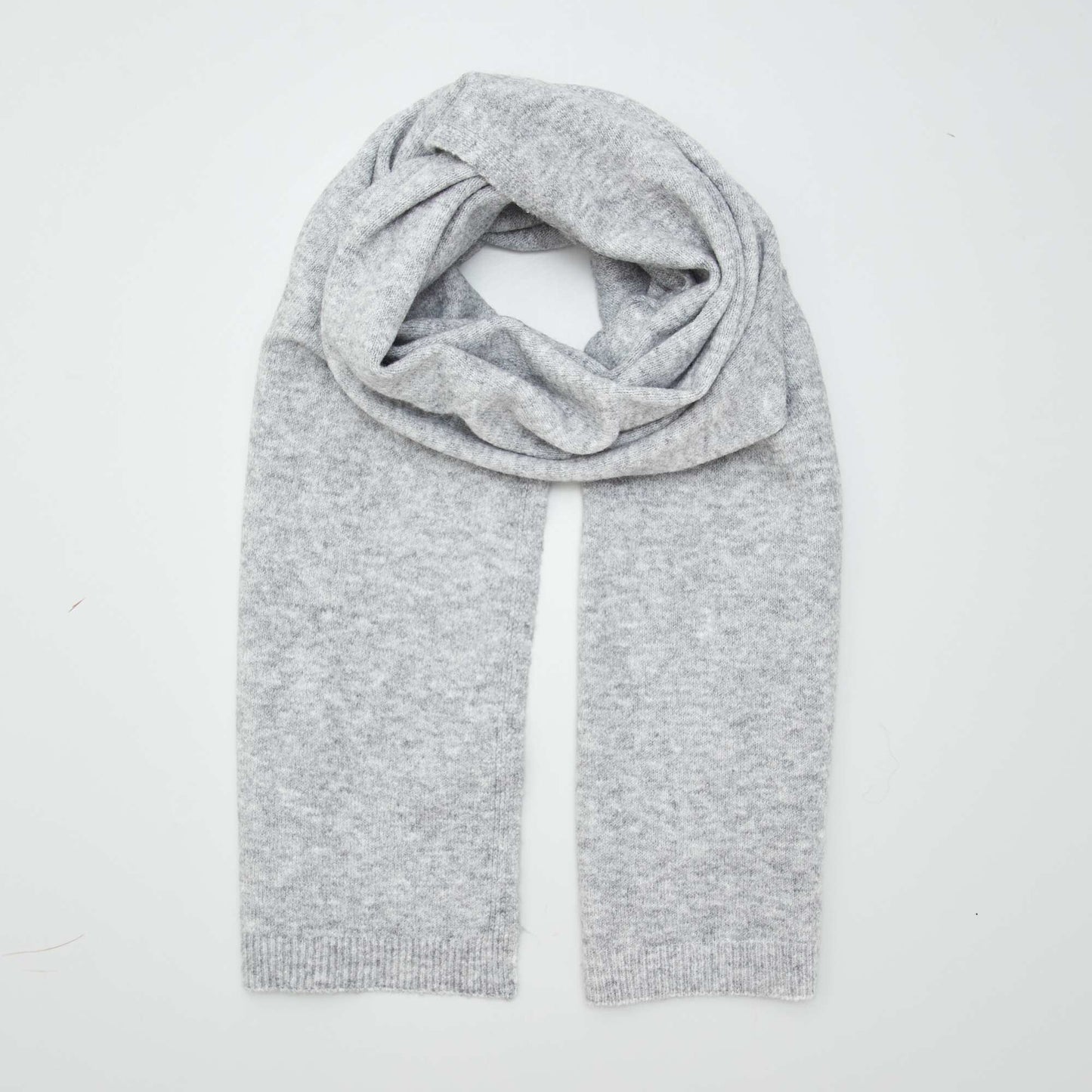 Large knit scarf GREY