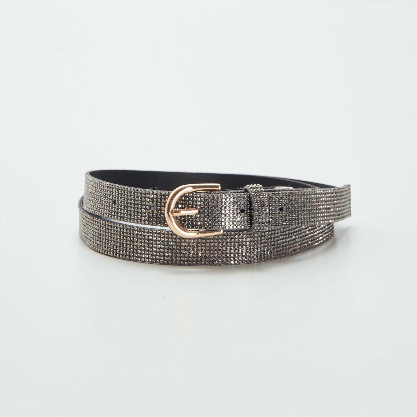 Diamanté belt GREY