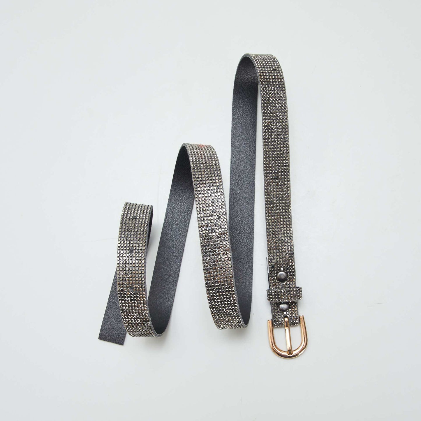 Diamanté belt GREY