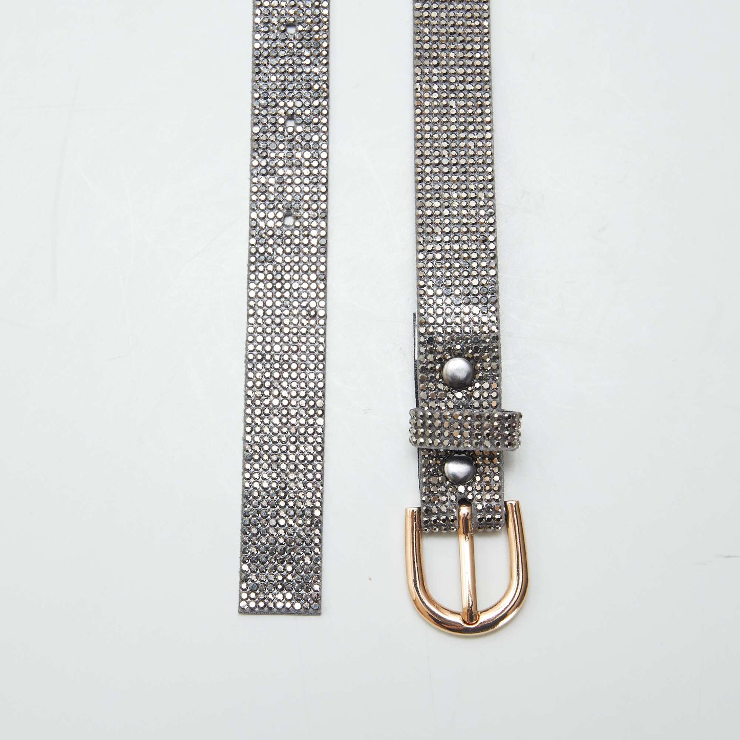 Diamanté belt GREY