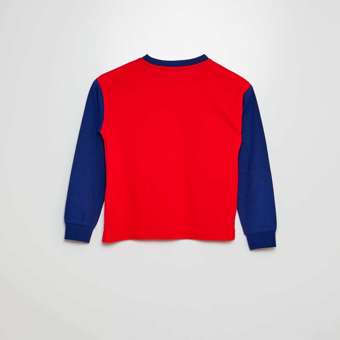 Long-sleeved printed T-shirt RED