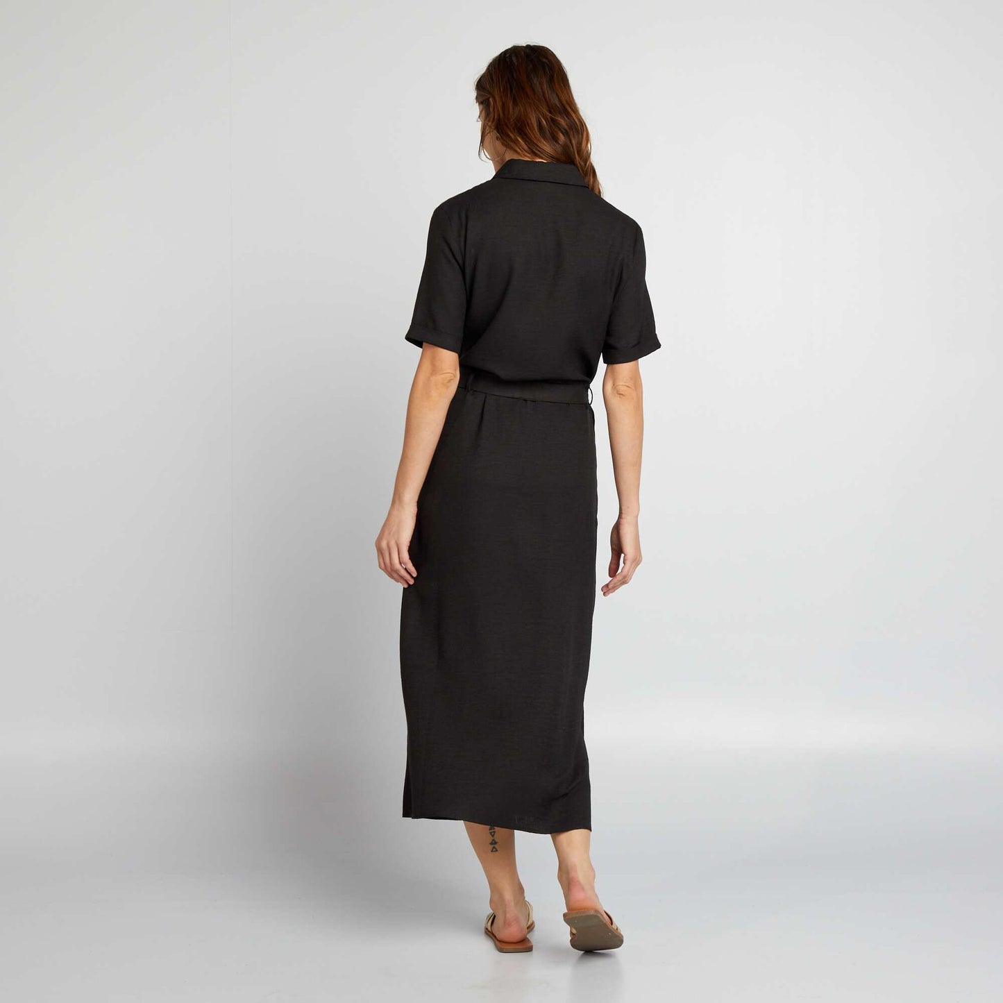 Shirt dress black