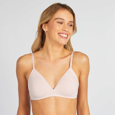 Non-padded triangle bra PURPLE