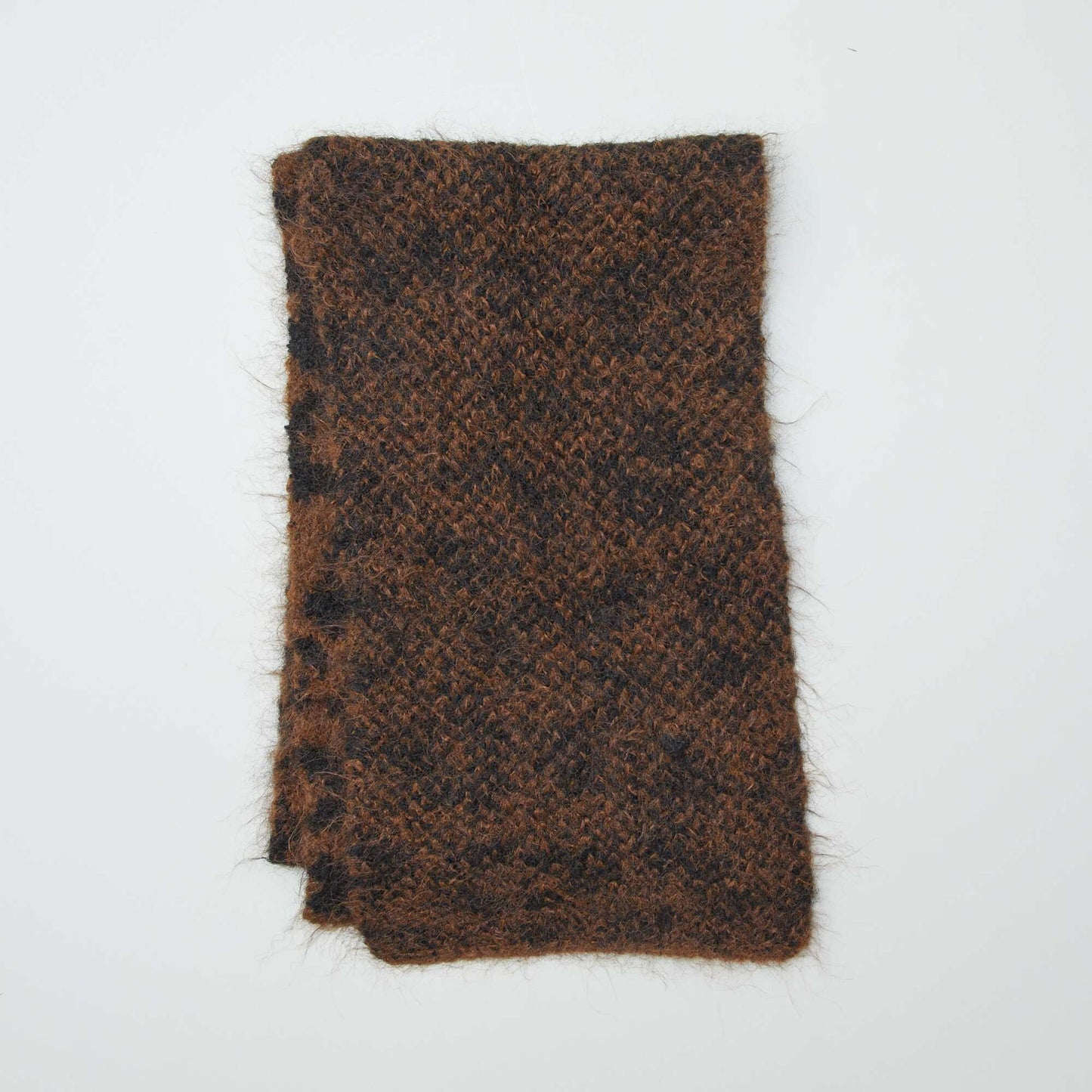 Leopard print scarf BROWN