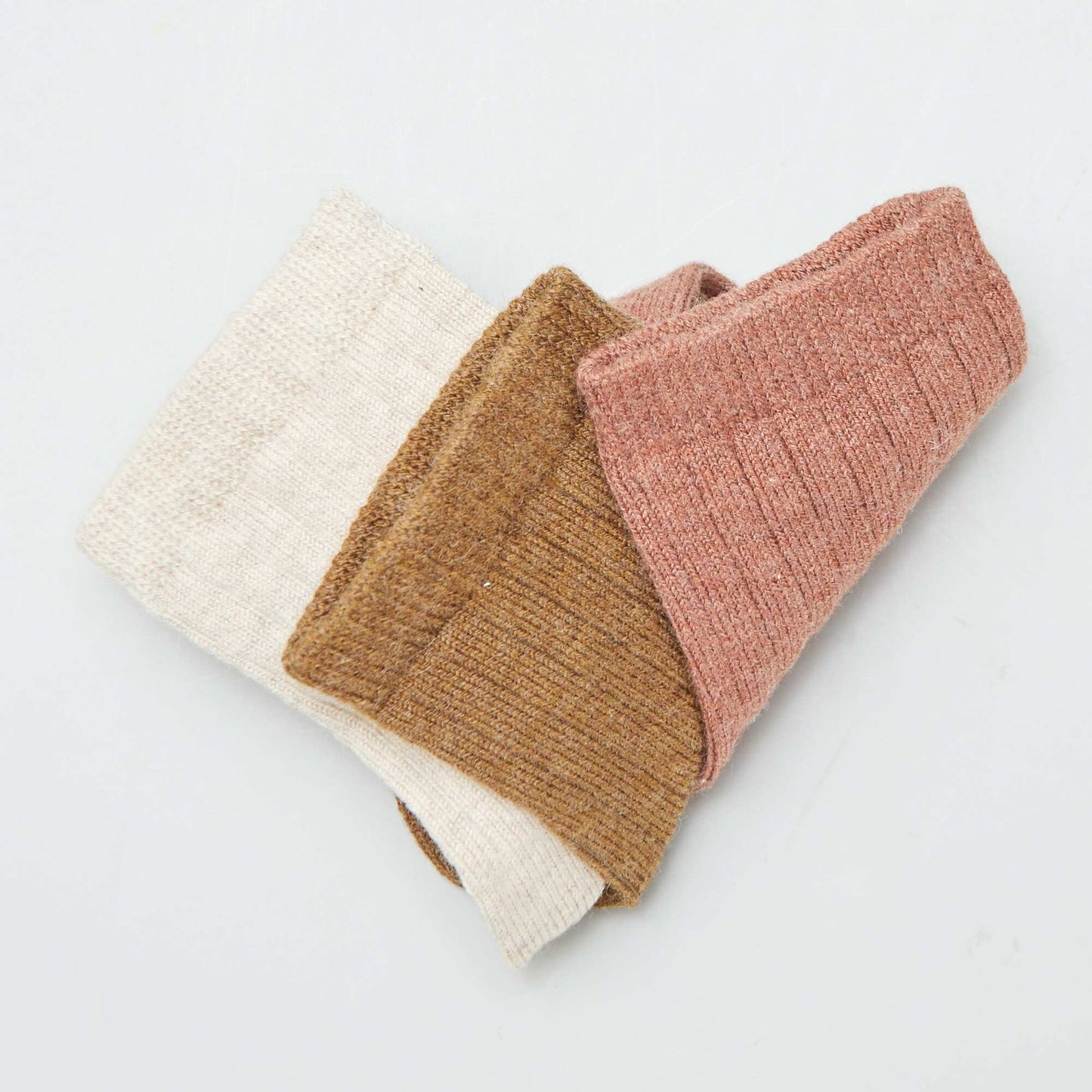 Pack of 3 pairs of socks BEIGE