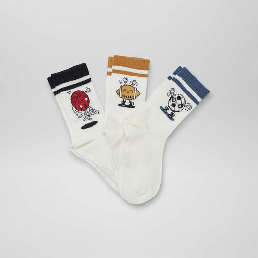 Sports socks WHITE