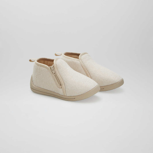 Slipper boots BEIGE