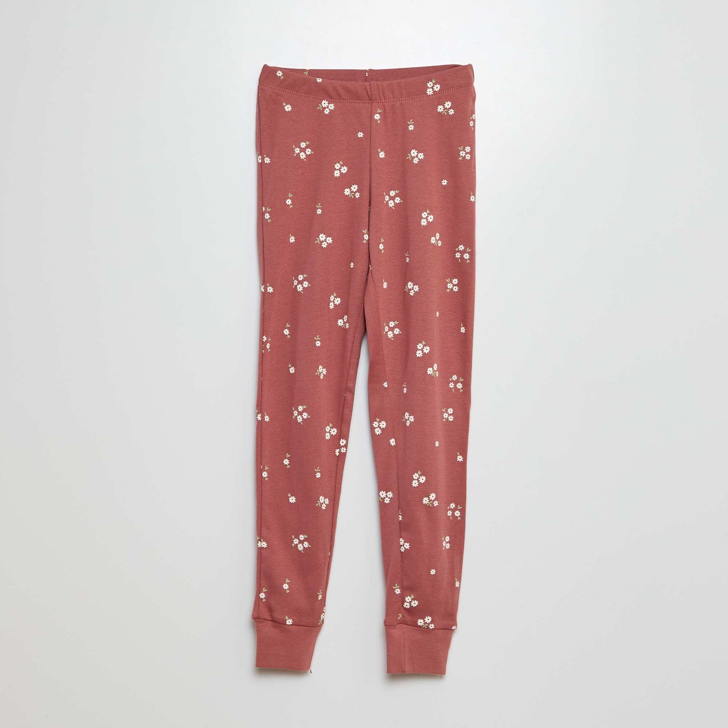 Long pyjamas with a T-shirt and trousers - 2-piece set PINK