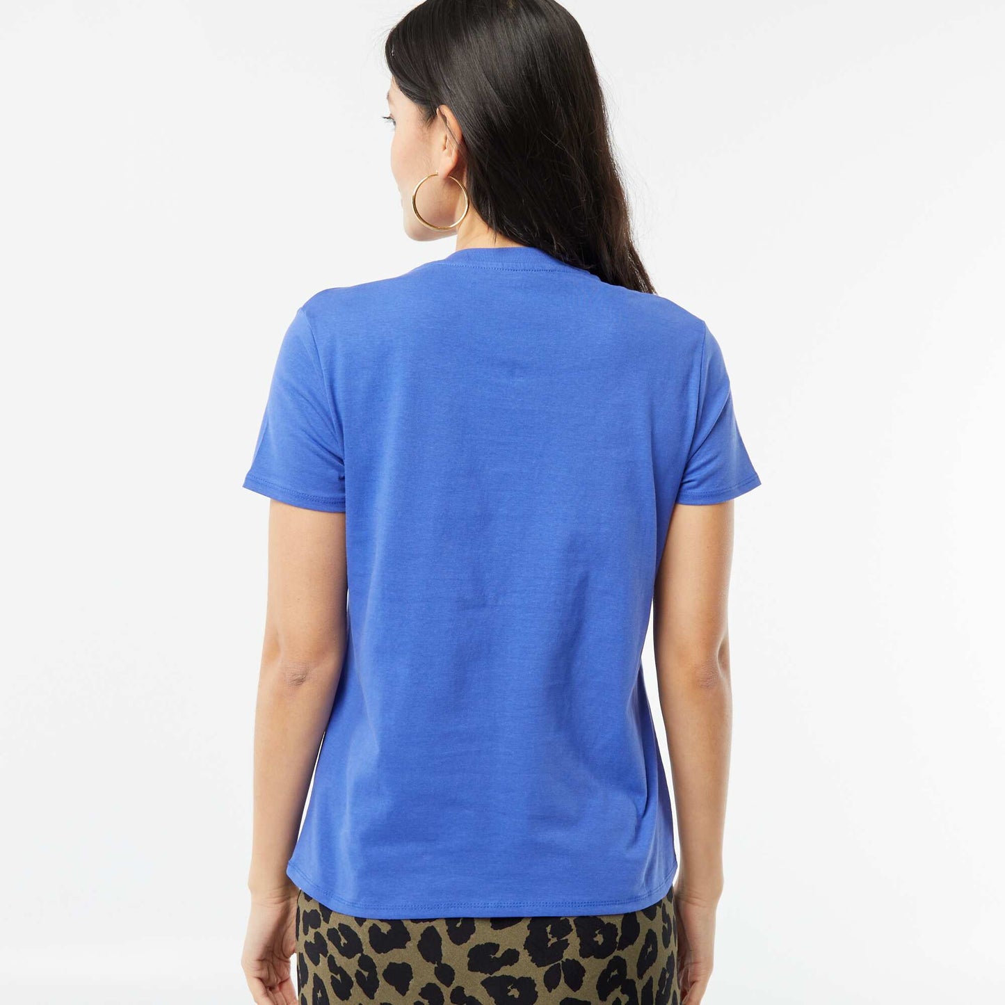 Printed T-shirt BLUE