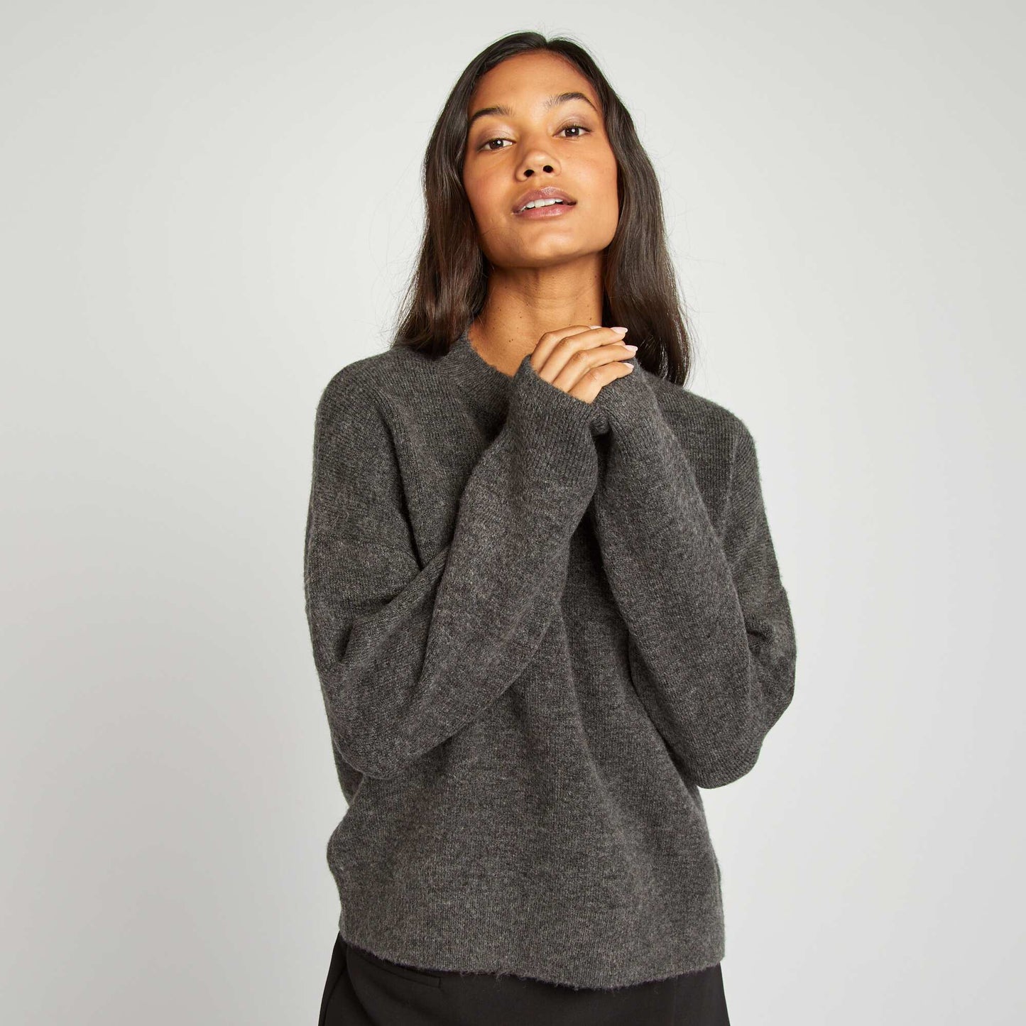 Knit sweater GREY