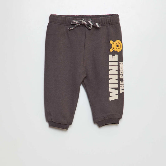 Winnie the Pooh sweatshirt fabric joggers GREY