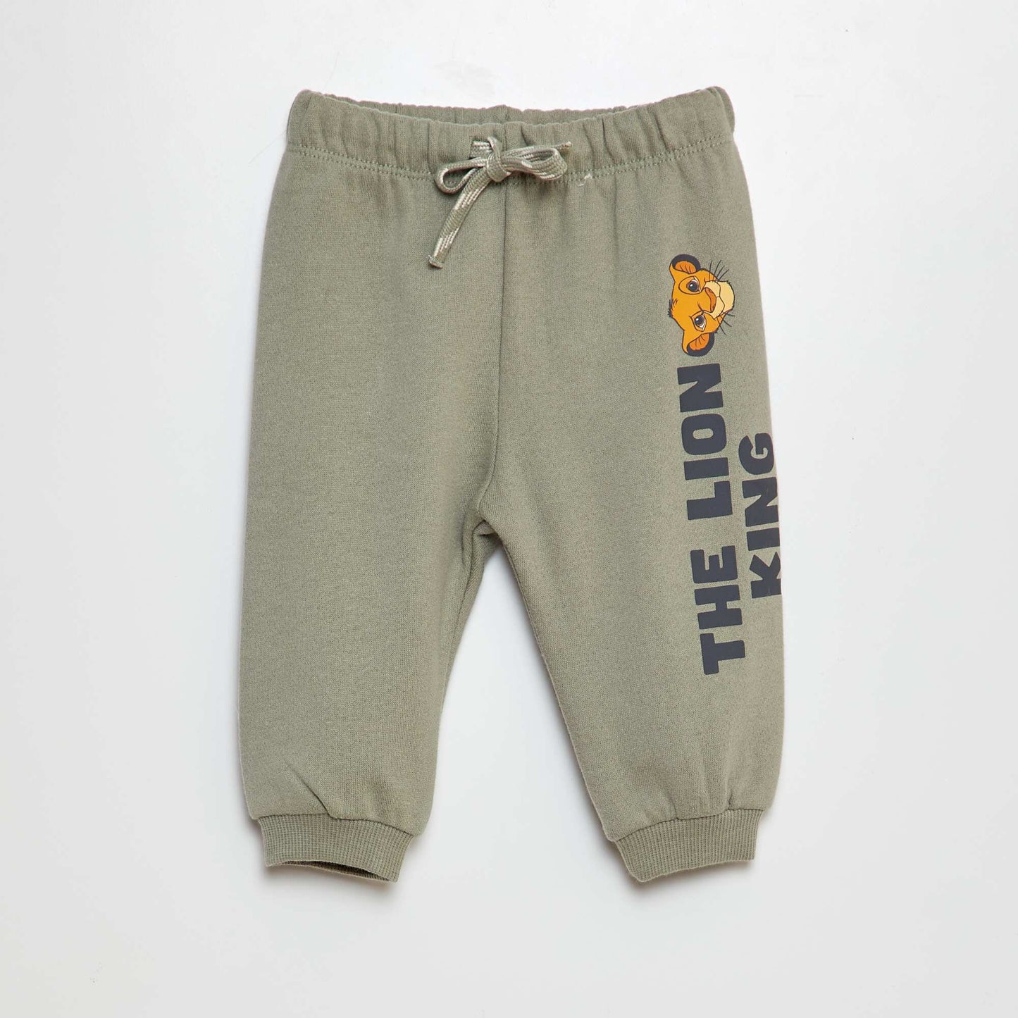 Simba sweatshirt fabric joggers GREEN