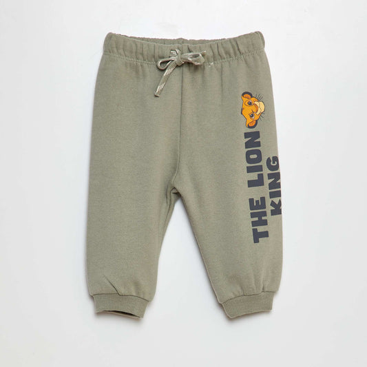 Simba sweatshirt fabric joggers GREEN