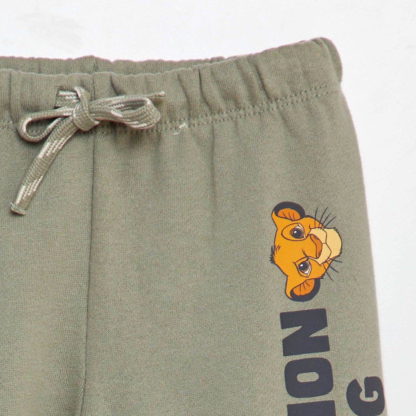 Simba sweatshirt fabric joggers GREEN