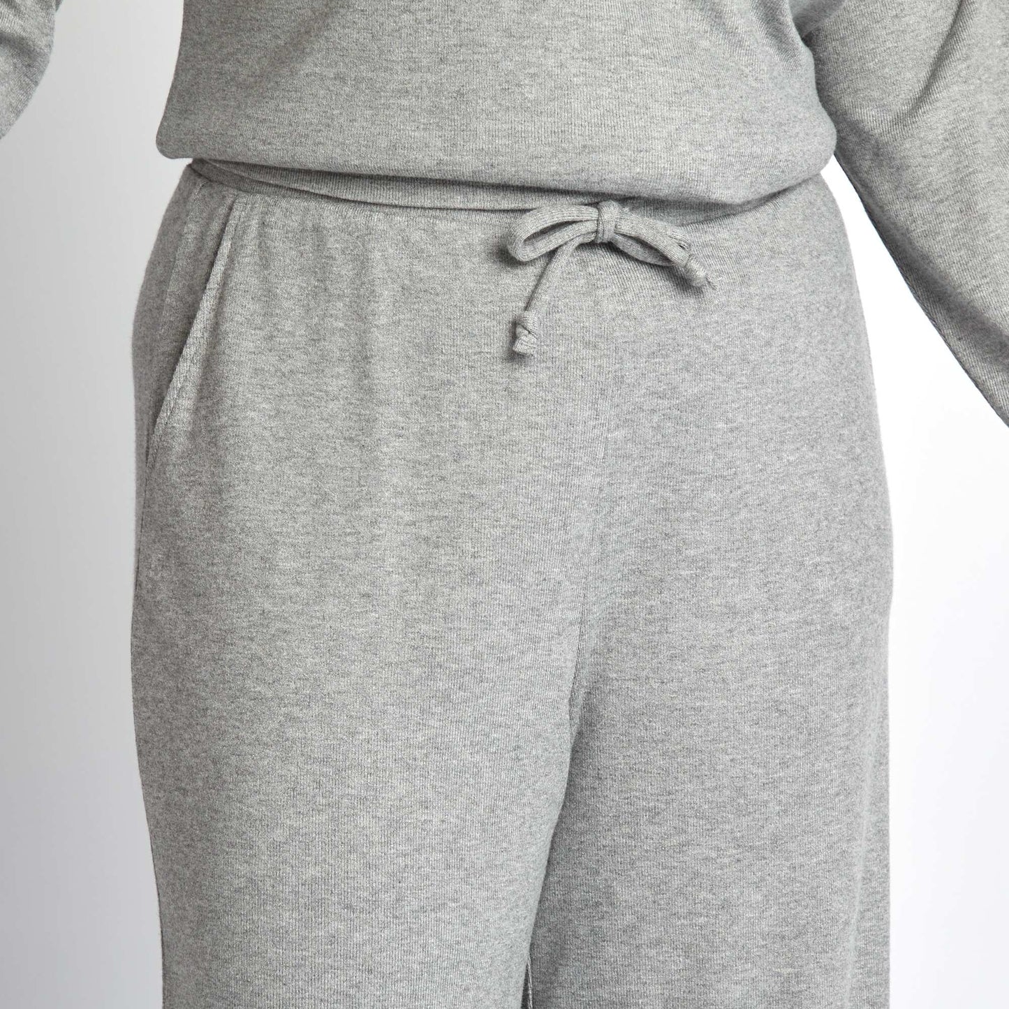 Soft knit trousers GREY