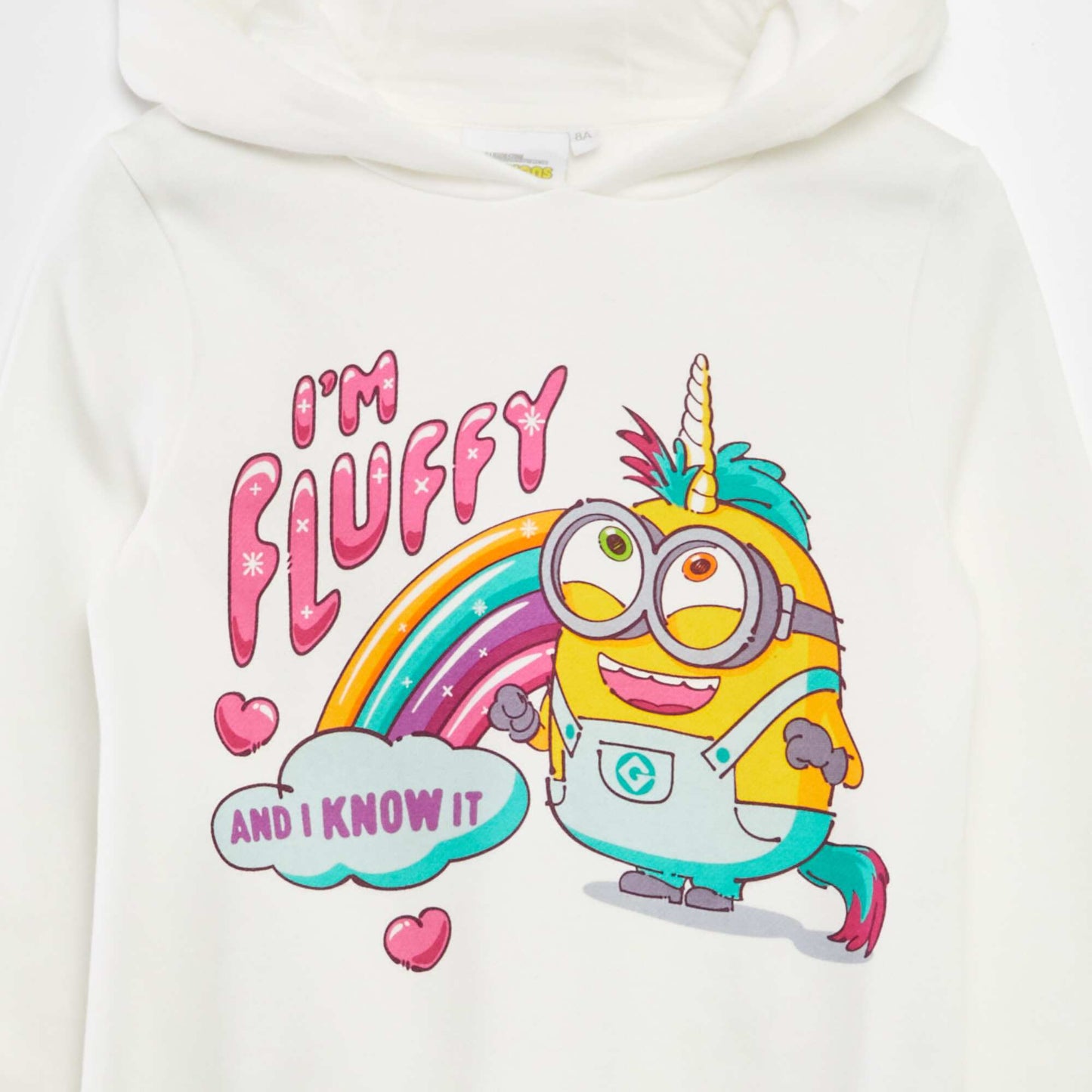 Minions hoodie WHITE