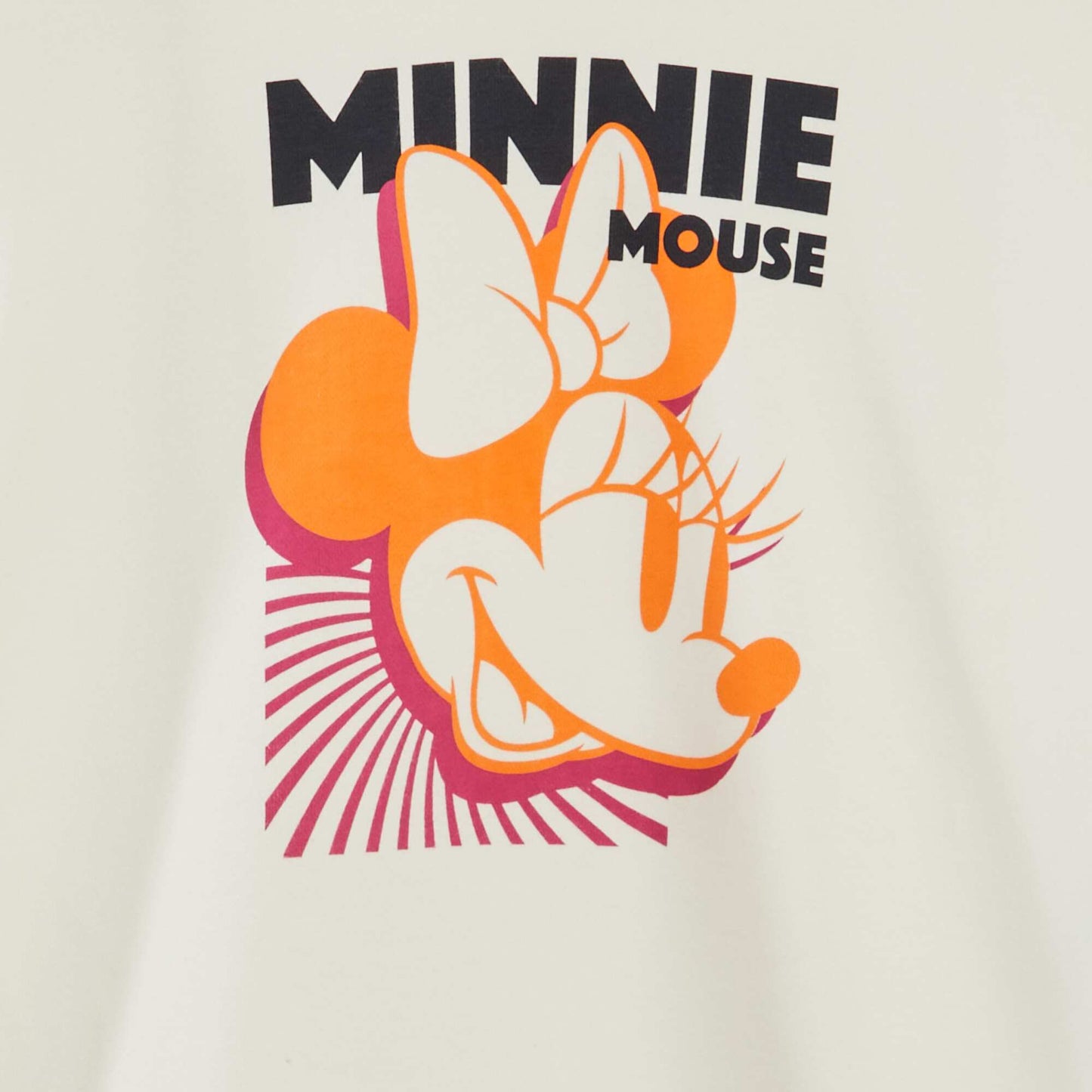 'Disney' 'Minnie' hoodie WHITE