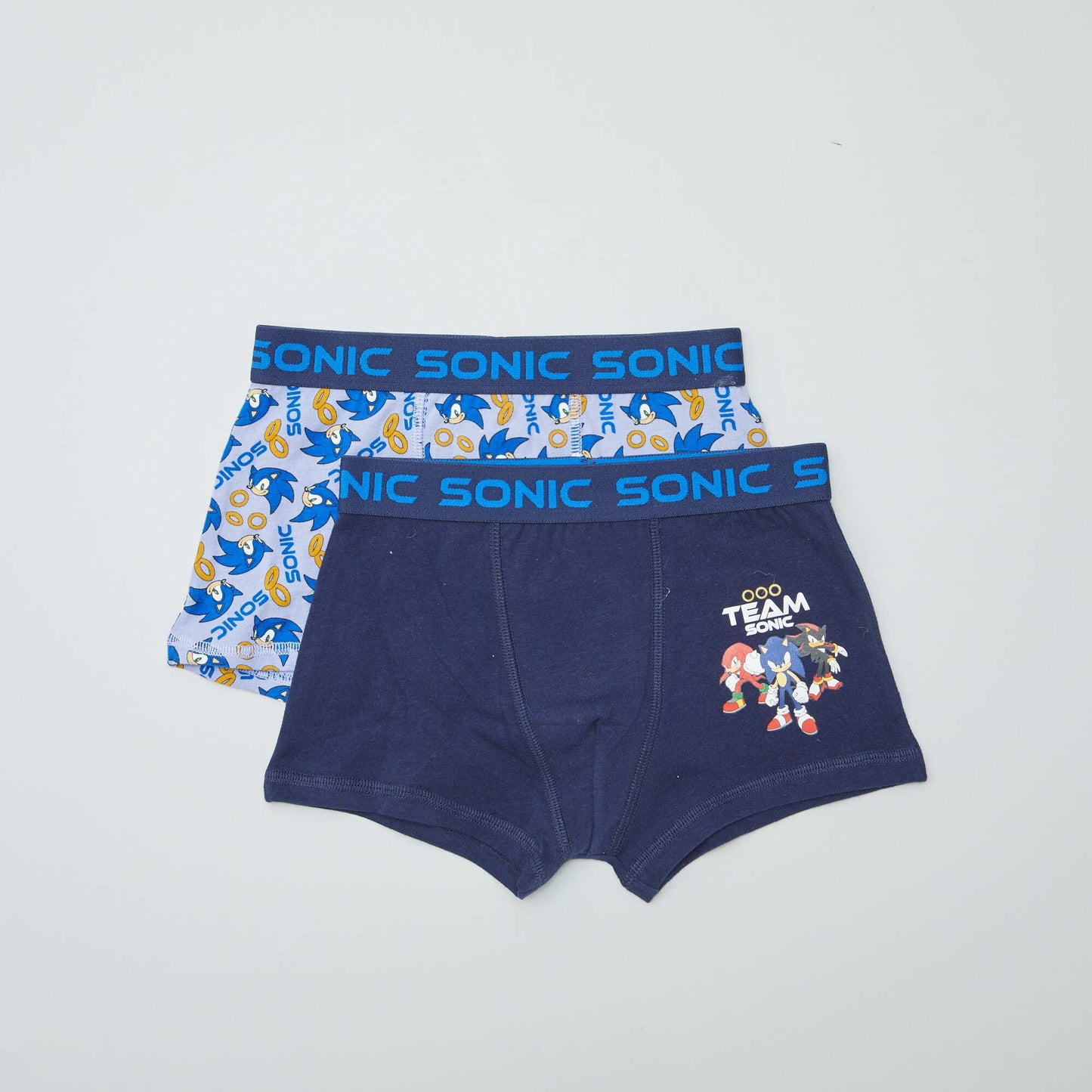 Pack of 2 Sonic boxer shorts GREY