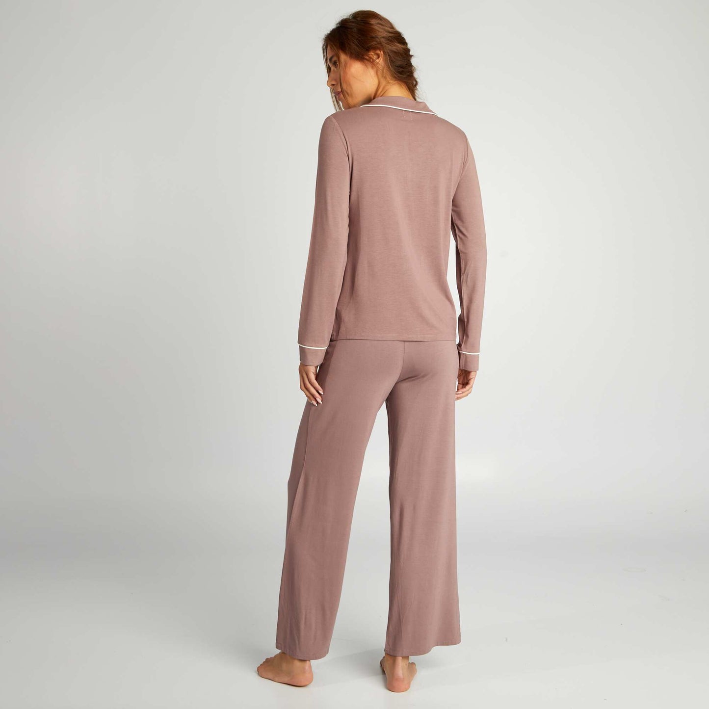 Long pyjamas - 2-piece set PURPLE