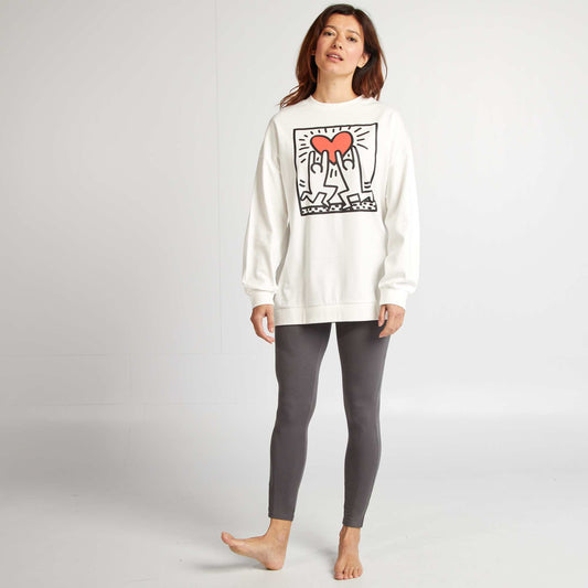 Keith Haring two-piece pyjama set PINK