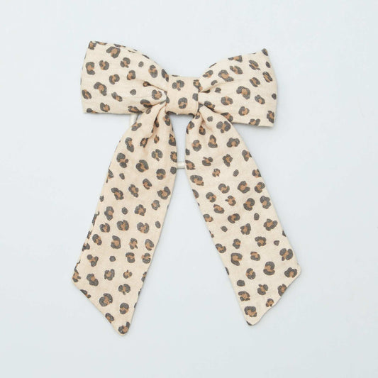 Hairband with bow BROWN