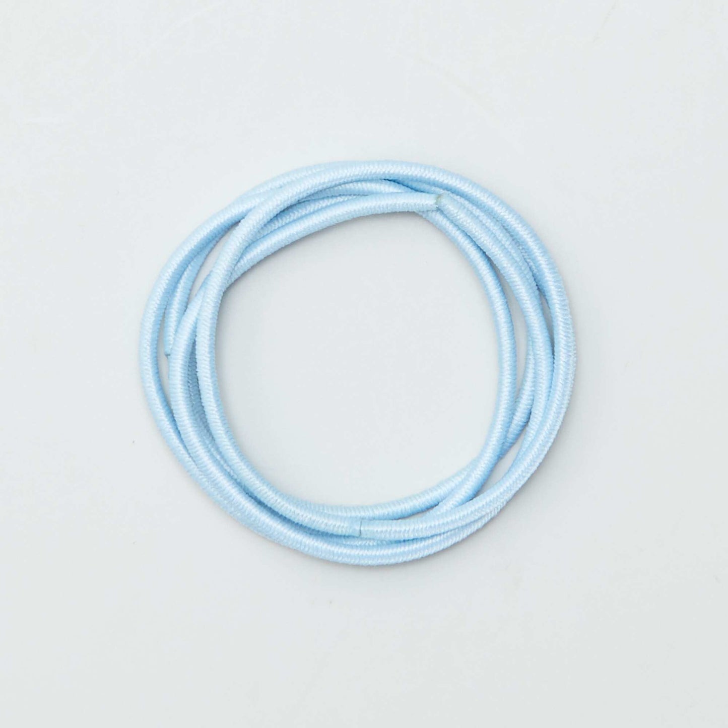 Pack of 20 thin elasticated hair bands BLUE